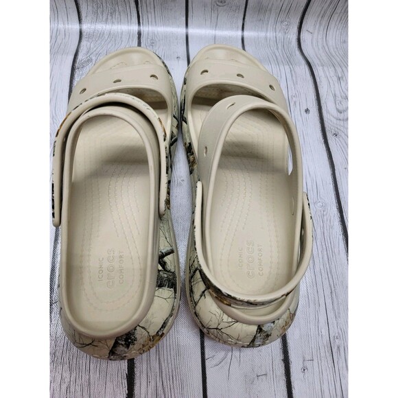 Crocs X RealTree Edge Colors Camo Limited Edition Mega Crush Sandal Men\'s 13